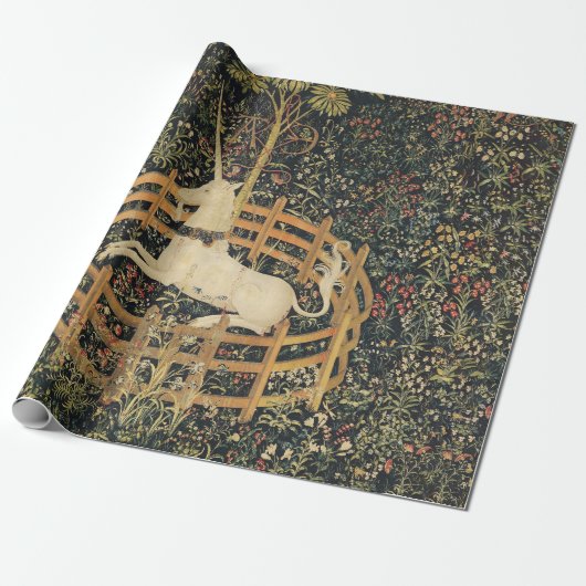 Einhorn-Tapisserien - Klassische Tapisserie Geschenkpapier (Ungerollt)
