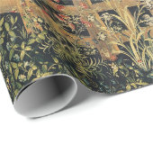 Einhorn-Tapisserien - Klassische Tapisserie Geschenkpapier (Rolleneckpunkt)