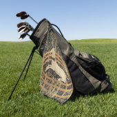 Einhorn-Tapisserien - Klassische Tapisserie Golfhandtuch (Gras)