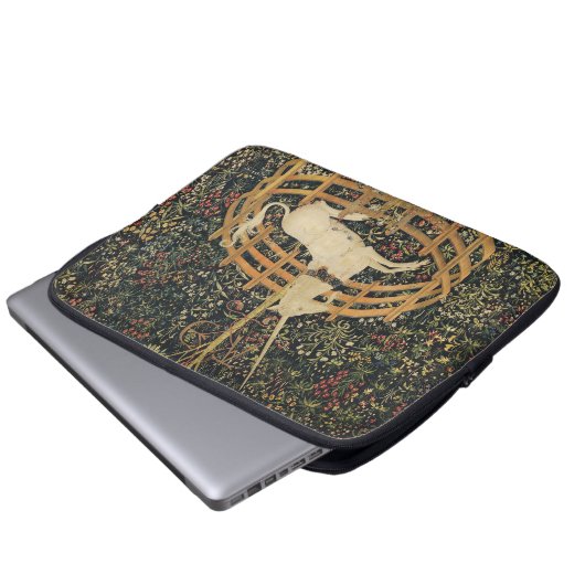 Einhorn-Tapisserien - Klassische Tapisserie Laptopschutzhülle (Vorne Knopf)