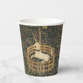 Einhorn-Tapisserien - Klassische Tapisserie Pappbecher (Vorderseite)