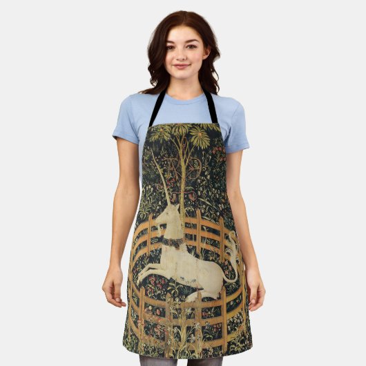 Einhorn-Tapisserien - Klassische Tapisserie Schürze (Getragen)