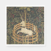 Einhorn-Tapisserien - Klassische Tapisserie Serviette (Vorderseite)