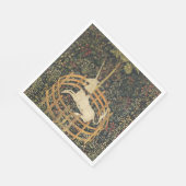 Einhorn-Tapisserien - Klassische Tapisserie Serviette (Ecke)