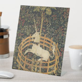 Einhorn-Tapisserien - Klassische Tapisserie Sockelschild (In Situ)