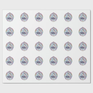 Einhorn Tarot Einhorn Leser Lustiges Shirt Grafik_ Geschenkpapier