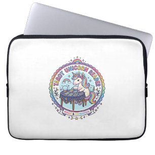 Einhorn Tarot Einhorn Leser Lustiges Shirt Grafik_ Laptopschutzhülle