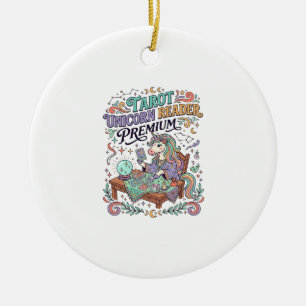 Einhorn Tarot Einhorn Leser Premium Kawaii Bekleid Keramik Ornament