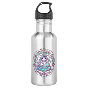 Einhorn Tarot Einhorn Leser Premium Lustiger Druck Edelstahlflasche