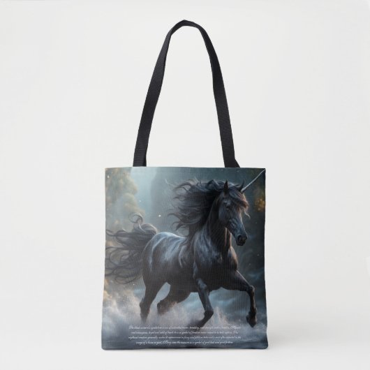 Einhorn Tasche (Vorderseite)