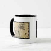 Einhorn Tasse (Vorderseite Links)