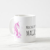 Einhorn-Tasse Kaffeetasse (Vorderseite Links)