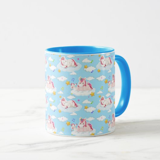 Einhorn-Tasse Tasse (VorderseiteRechts)