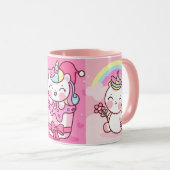 Einhorn-Tasse Tasse (VorderseiteRechts)