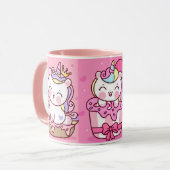 Einhorn-Tasse Tasse (Vorderseite Links)