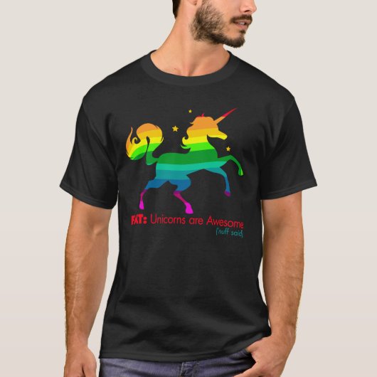 Einhorn-Tatsache T-Shirt (Vorderseite)