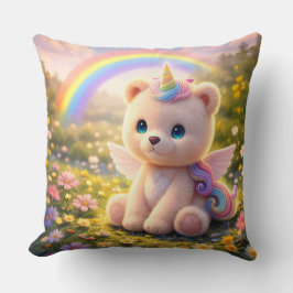 Einhorn-Teddybär-Luxuskissen Kissen