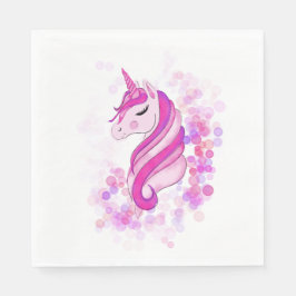 Einhorn-Teil-Servietten Serviette