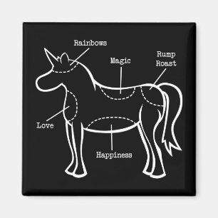 Einhorn-Teile Magnet