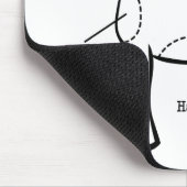 Einhorn-Teile Mousepad (Ecke)