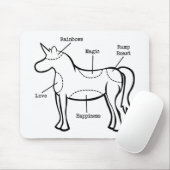 Einhorn-Teile Mousepad (Mit Mouse)