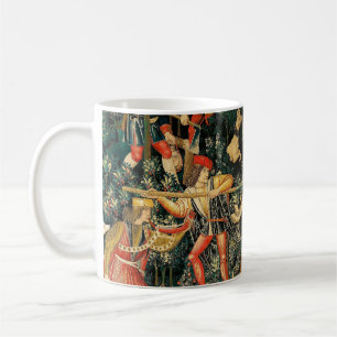 Einhorn-Teppiche Mittelalterlicher Klassiker verte Kaffeetasse