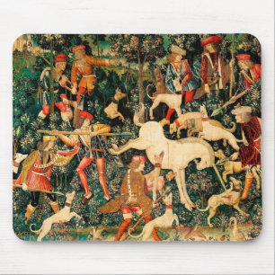 Einhorn-Teppiche verteidigen mittelalterliche Myth Mousepad