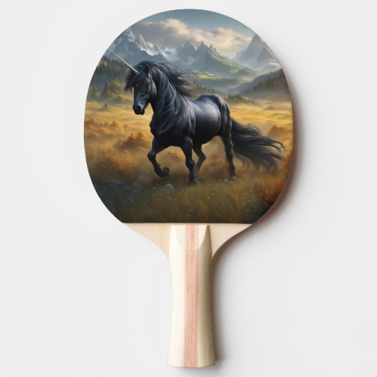 Einhorn Tischtennis Schläger (Vorderseite)