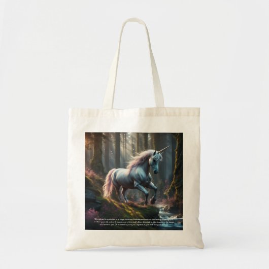 Einhorn Tragetasche (Vorne)