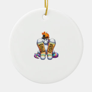Einhorn trägt Socken Männer Frauen Kinder Jungen M Keramik Ornament
