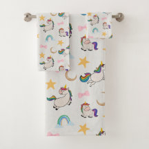 Einhorn-Träume-Badehandtuch-Set (v.1)