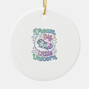 Einhorn Träume Groß Kleines Einhorn-Geschenkidee V Keramik Ornament