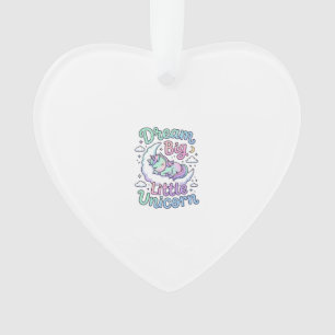 Einhorn Träume groß Kleines Einhorn-Geschenkidee V Ornament