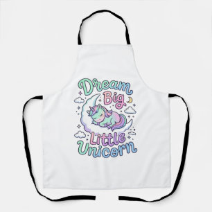 Einhorn Träume groß Kleines Einhorn-Geschenkidee V Schürze