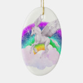 Einhorn-Träume Keramikornament (Rechts)