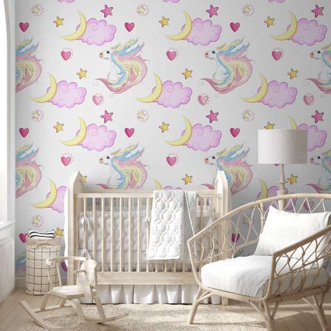 Einhorn Traumhimmel Tapete (Kinder)