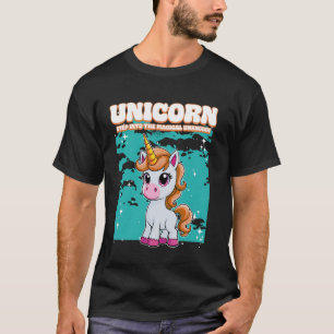 Einhorn Treten Sie ein in das magische Unbekannte T-Shirt