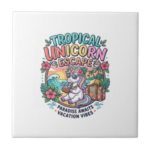 Einhorn Tropical Unicorn Escape POD Bereit POD Kun Fliese