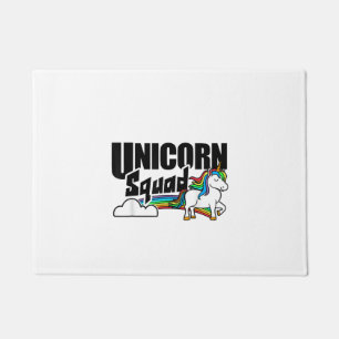 Einhorn-Truppe Regenbogen-Einhorn-Liebhaber Lustig Fußmatte