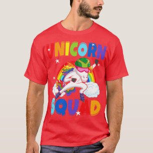 Einhorn-Truppe Speed Skate Eisläufer Wintersport T-Shirt