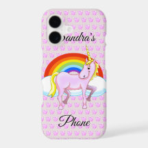 Einhorn-u. Herz-Handy-Fall