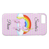 Einhorn-u. Herz-Handy-Fall Case-Mate iPhone Hülle (Rückseite (Horizontal))