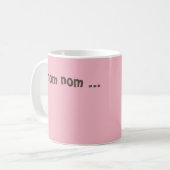 Einhorn u. Schaumgummiringe Kaffeetasse (Vorderseite Links)