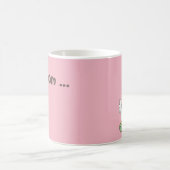 Einhorn u. Schaumgummiringe Kaffeetasse (Mittel)