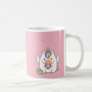 Einhorn u. Schaumgummiringe Kaffeetasse
