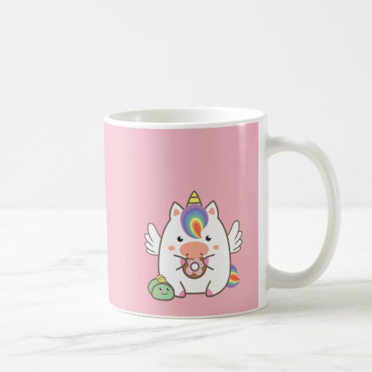 Einhorn u. Schaumgummiringe Kaffeetasse (Rechts)