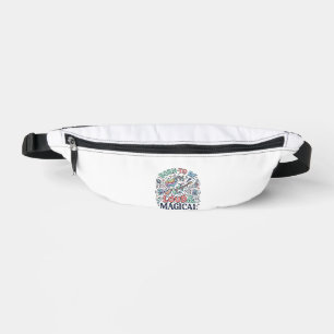 Einhorn, um laut und magisch zu sein, Originalweiß Bauchtasche