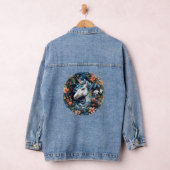 Einhorn und Blume Fantasy Design Jeansjacke (Hangar)