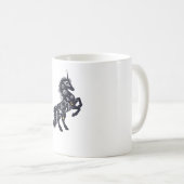 Einhorn und das Universum Kaffeetasse (VorderseiteRechts)