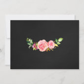 Einhorn und Dinosaurier Geburtstagsgeschwister Einladung (Rückseite)